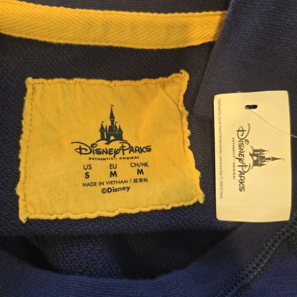 Disney Mens US S WALT DISNEY WORLD 1971 Letterman‎ SWEATSHIRT VARSITY RETRO.E124 - Picture 6 of 12